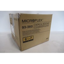 Wegwerphandschoenen voor bescherming tegen chemicaliën, volle doos 500 stuks.